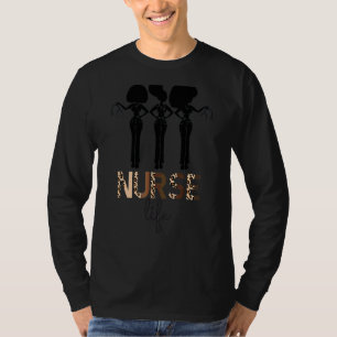 Black Afro Nurse Squad Magic African American Mela T-Shirt