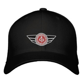 Black all-cap with red embroidered MCR logo Hat