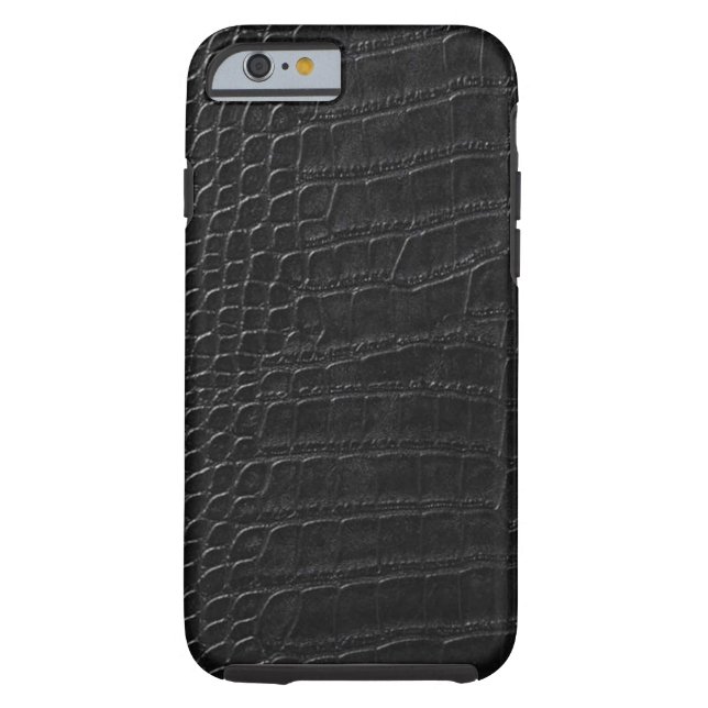 black alligator leather Case-Mate iPhone case (Back)