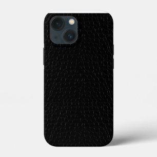 Black Alligator Skin Print iPhone 13 Mini Case