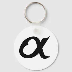 black alpheart keychain