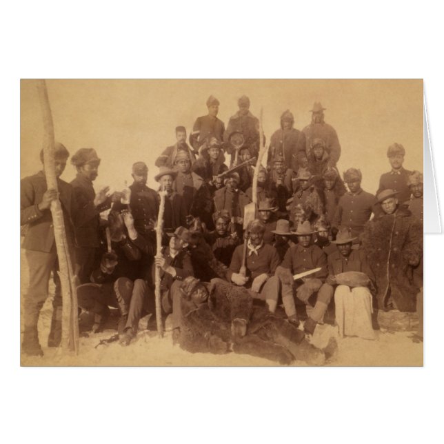 Black American Fighting Cavalry: Buffalo Warriors (Front Horizontal)