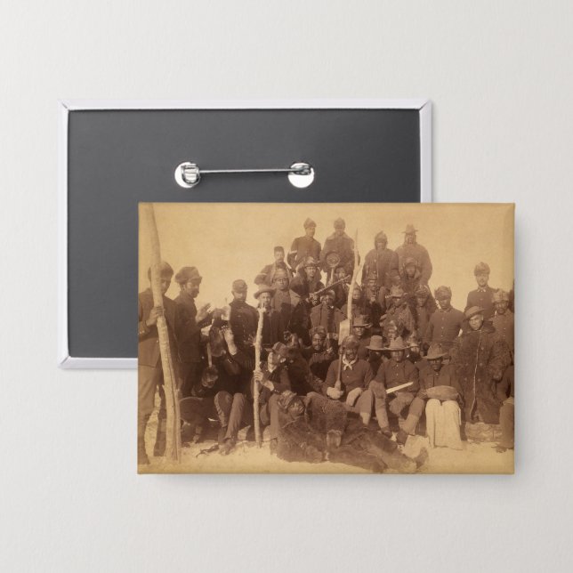 Black American Fighting Cavalry: Buffalo Warriors (Front/Back)