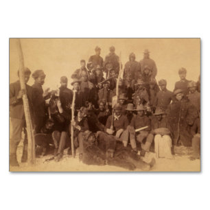 Black American Fighting Cavalry: Buffalo Warriors Table Number