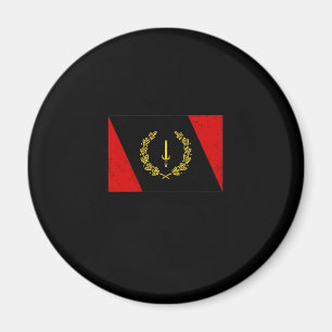 Black American Heritage Flag 1967 African American Magnet