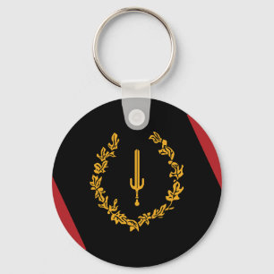Black American Heritage Flag Keychain