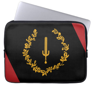 Black American Heritage Flag  Laptop Sleeve