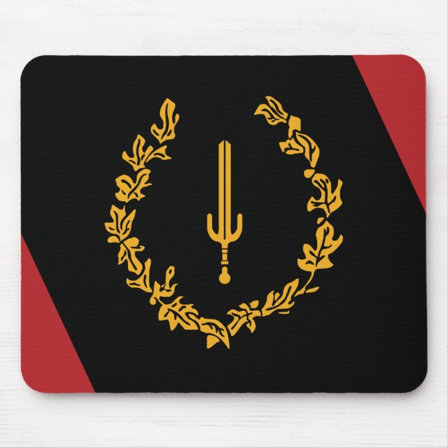 Black American Heritage Flag  Mouse Pad (Front)