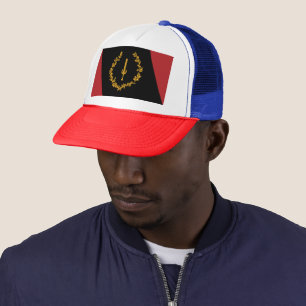 Black American Heritage Flag  Trucker Hat