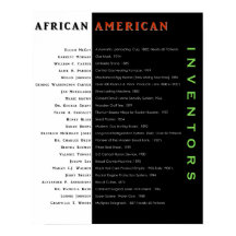 Black American Inventors Poster II