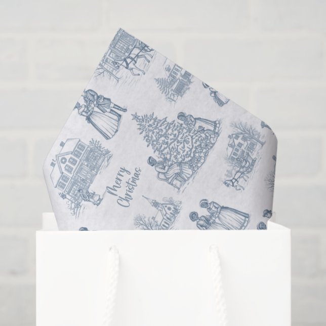 Black American Toile Tissue Paper, Afrocentric  Paper (Gift Bag)