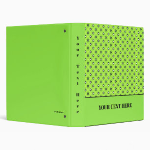Black an White Stars Binder
