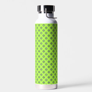 Black an White Stars Water Bottle