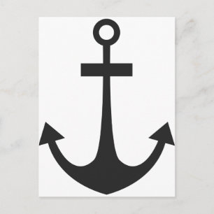 Black Anchor Postcard