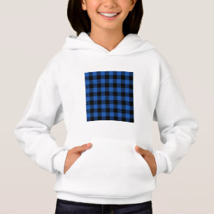 Black and Blue Chequered Buffalo Pattern