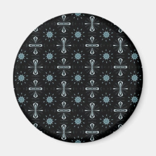 Black and blue delight magnet