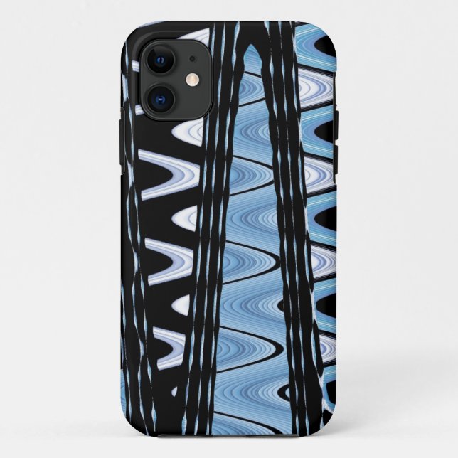 Black and Blue iphone case (Back)