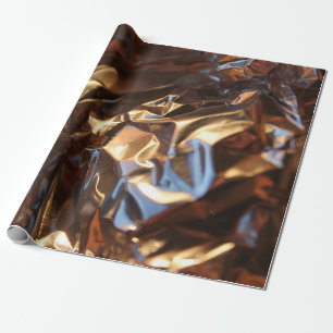 Black and blue leather jacket wrapping paper