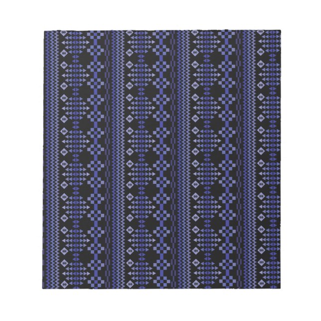 Black and Blue Notepad (Front)