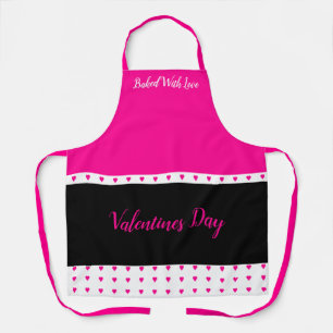 Black And Bright Pink  Apron