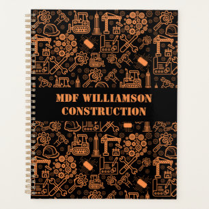 black and brown Architectural Blueprint Engineer Planner