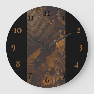 Black and brown classic large clock