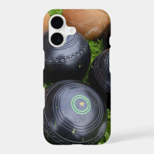 Black And Brown Lawn Bowls,