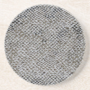 Black and Brown Snake Skin Coaster