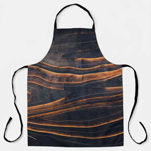 Black and brown spiral stairs apron (Front)