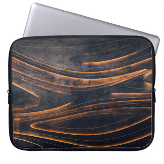 Black and brown spiral stairs laptop sleeve