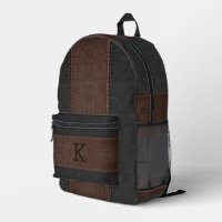 Black and brown vintage leather texture stripes