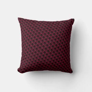 Black and Burgundy Colour Pillow