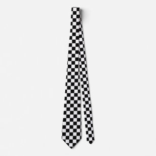 Black and Change Background Colour Tie