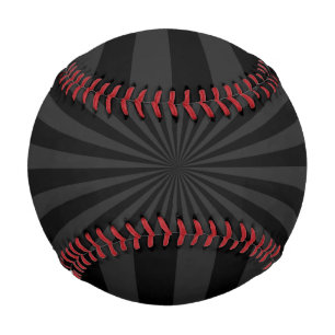 Black and Charcoal Burst Customize This Baseball