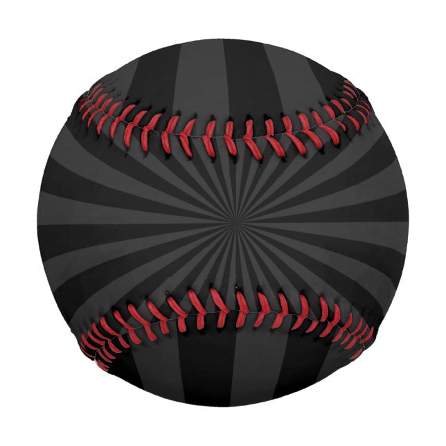 Black and Charcoal Burst Customize This Baseball (Back)