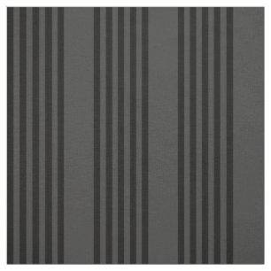 Black and charcoal five stripe pattern fabric