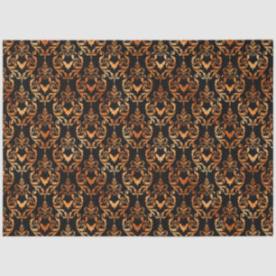 Black and Copper Halloween Series Design 8 Tissue Paper
