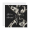 Black and Cream Swirl Party Invitations