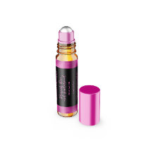 Black and Fuchsia Foil Perfume Roller Bottle label