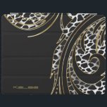 Black and Gold Animal Swirly Print iPad Smart Cover<br><div class="desc">Electronic Cases. 100% Customizable. Ready to Fill in the box(es) or Click on the CUSTOMIZE button to add, move, delete or change any of the text or graphics. Made with high resolution vector and/or digital graphics for a professional print. NOTE: (THIS IS A PRINT. All zazzle product designs are "prints"...</div>