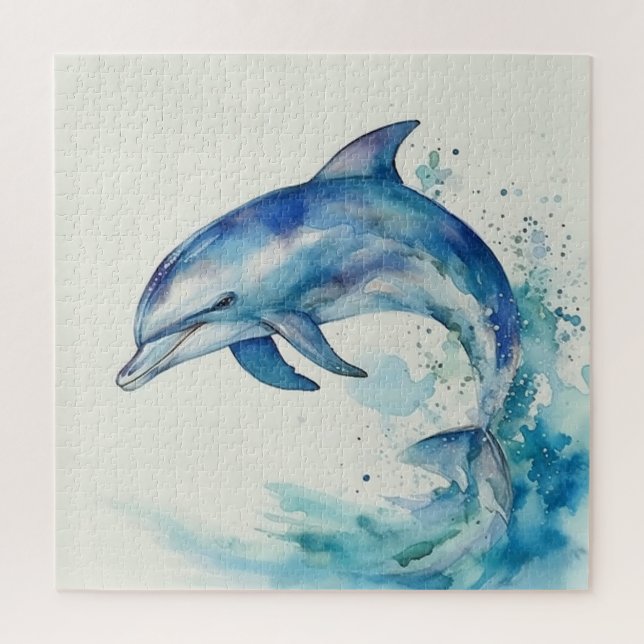 Black and Gold Art Deco Flower Square Jigsaw Puzzle (Vertical)