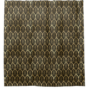Black and Gold Art Deco Gatsby Pattern