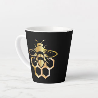 Black and Gold Bee Mug