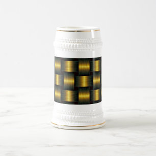 Black and Gold Beer Stein