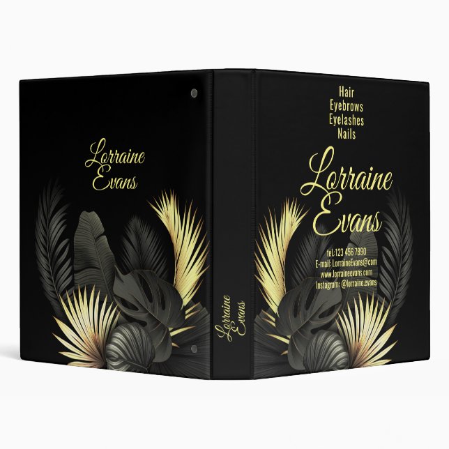 Black and Gold Binder (Background)