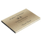 Black and Gold Birthday Party Memory/Guest Book