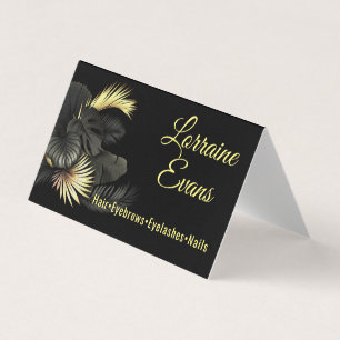 Black and Gold.  Business Card