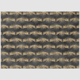Black and Gold Circus Series Design 3 Tissue Paper