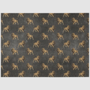 Black and Gold Circus Series Design 4 Tissue Paper