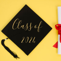 Black And Gold Classic Graduation